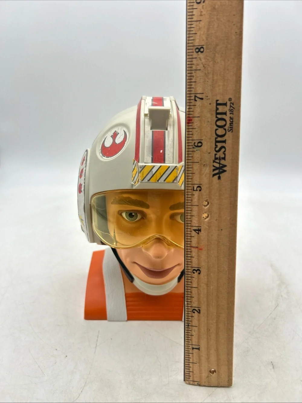 1996 Star Wars Luke Skywalker X-Wing Pilot Toy Head Mini Play Set w/ 1-Mini Fig
